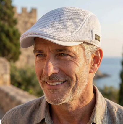 Gorra de malla | Gorra plana informal para hombre