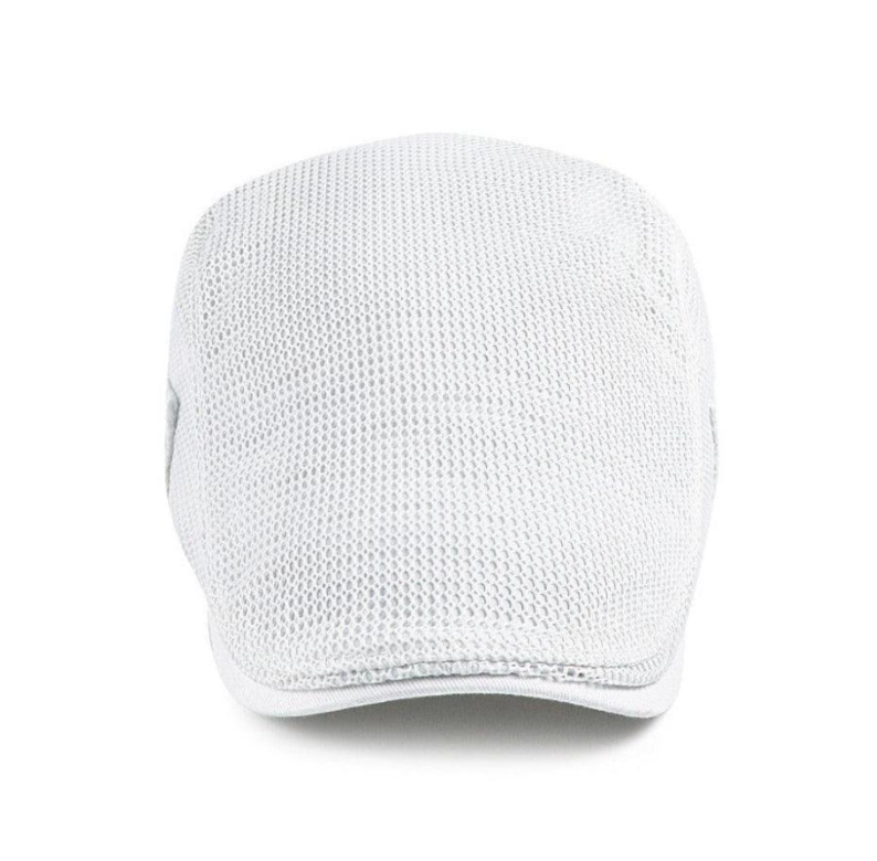 Gorra de malla | Gorra plana informal para hombre