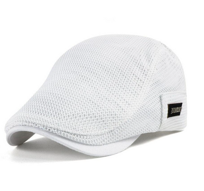 Gorra de malla | Gorra plana informal para hombre