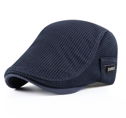 Gorra de malla | Gorra plana informal para hombre