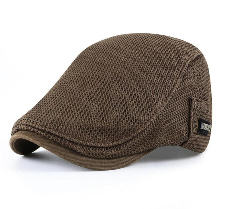 Gorra de malla | Gorra plana informal para hombre