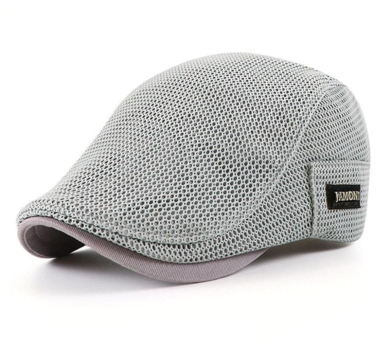 Gorra de malla | Gorra plana informal para hombre