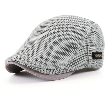 Gorra de malla | Gorra plana informal para hombre