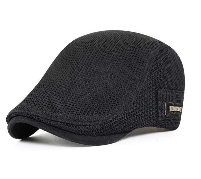 Gorra de malla | Gorra plana informal para hombre