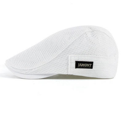 Gorra de malla | Gorra plana informal para hombre