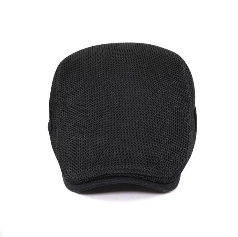 Gorra de malla | Gorra plana informal para hombre