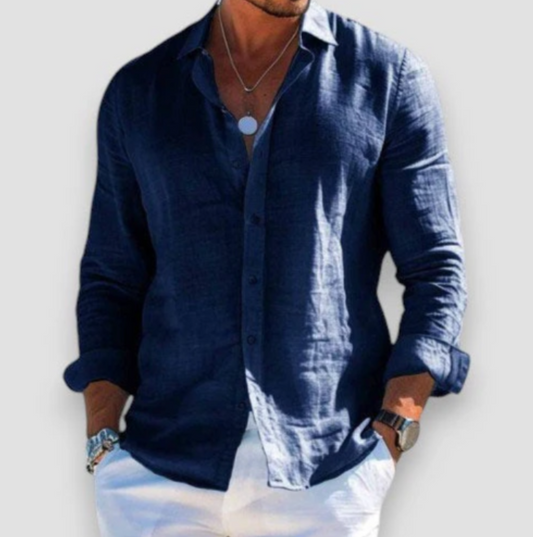 Lucas | Camisa de lino elegante y ligera