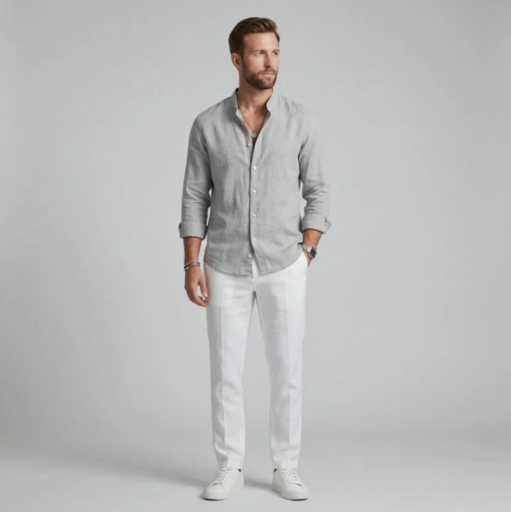 Lucas | Camisa de lino elegante y ligera