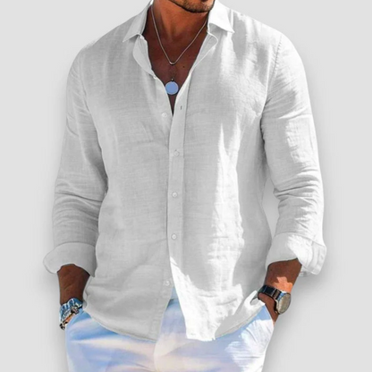 Lucas | Camisa de lino elegante y ligera