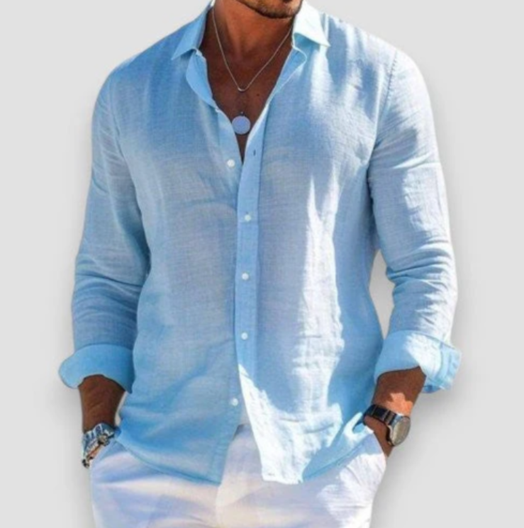 Lucas | Camisa de lino elegante y ligera