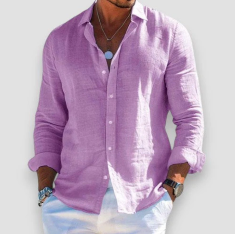 Lucas | Camisa de lino elegante y ligera
