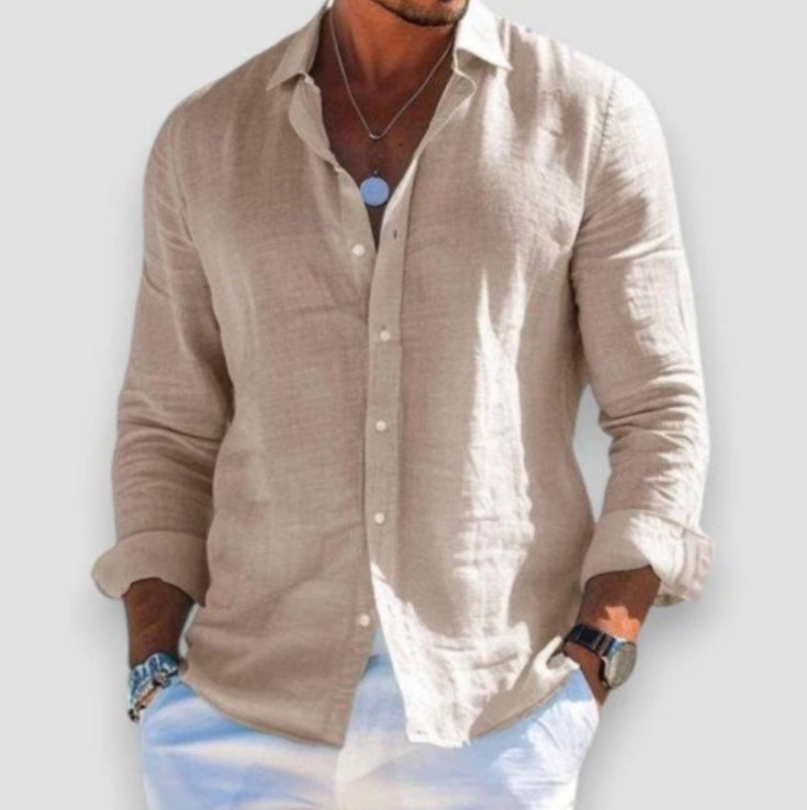 Lucas | Camisa de lino elegante y ligera