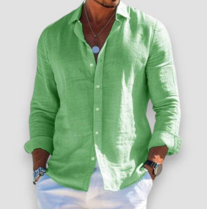 Lucas | Camisa de lino elegante y ligera