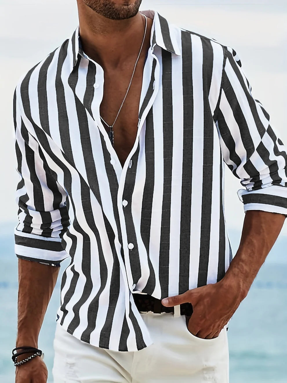 Miguel | Camisa Riviera Stripe