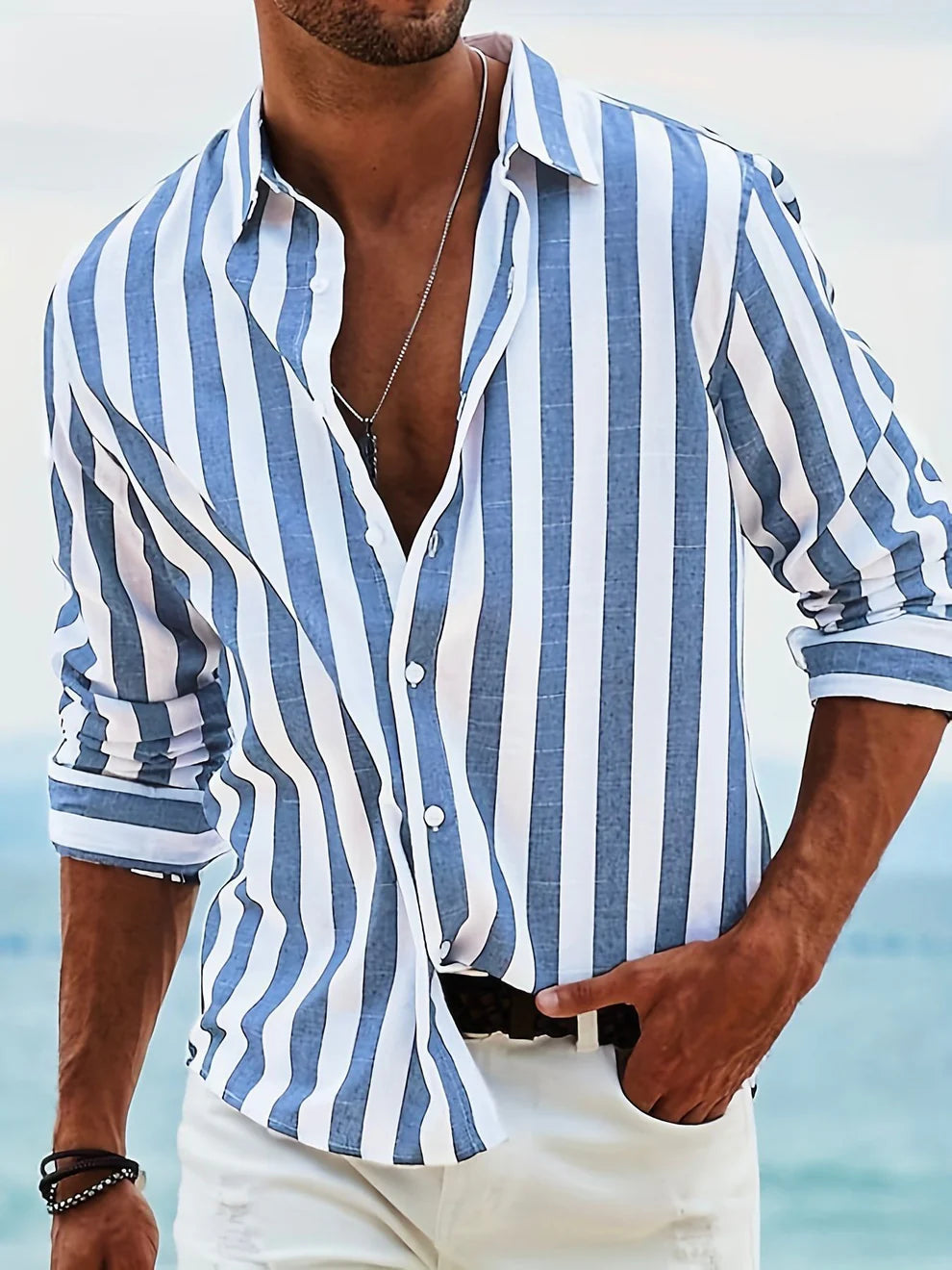 Miguel | Camisa Riviera Stripe
